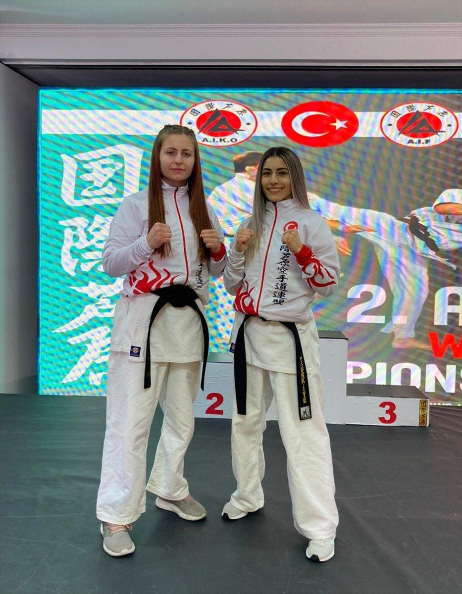 Milli wushucu Beyzanur Karakaya Dünya Şampiyonu