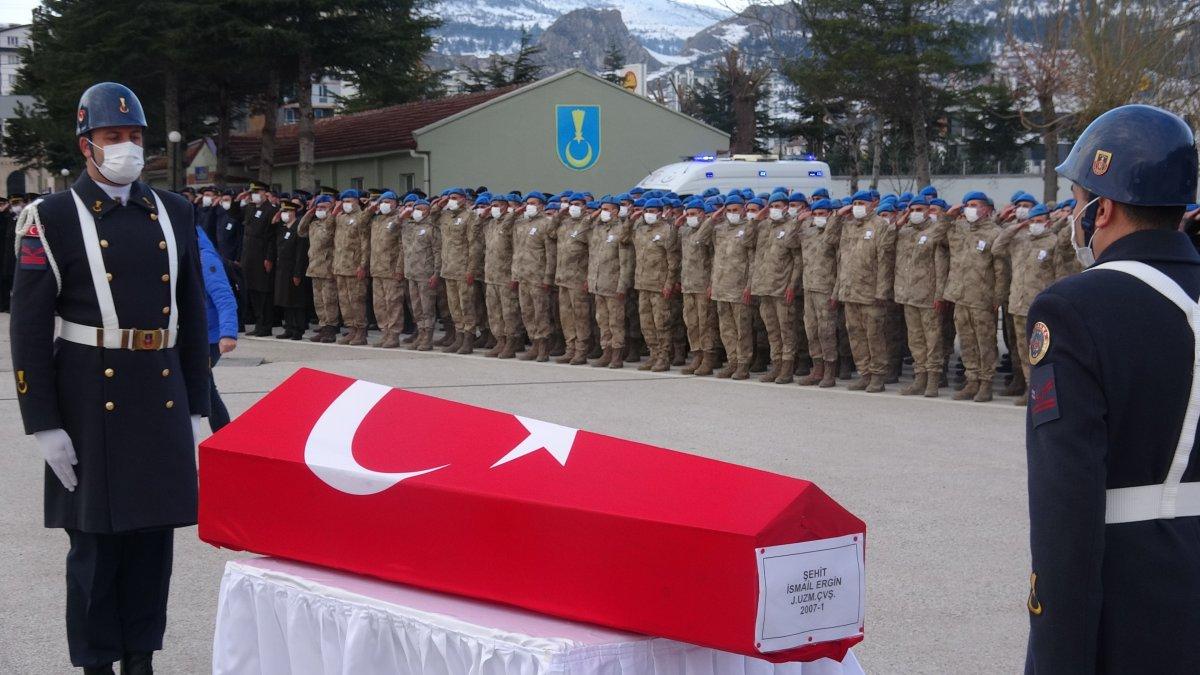 Tokat şehidi İsmail Ergin memleketine uğurlandı