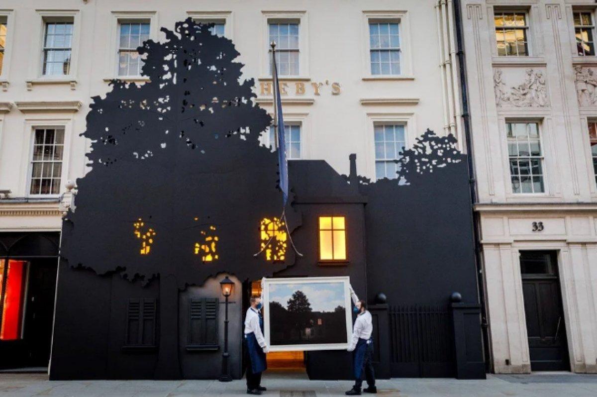 Belçikalı ressam Rene Magritte'in bir tablosu, 80 milyona satıldı