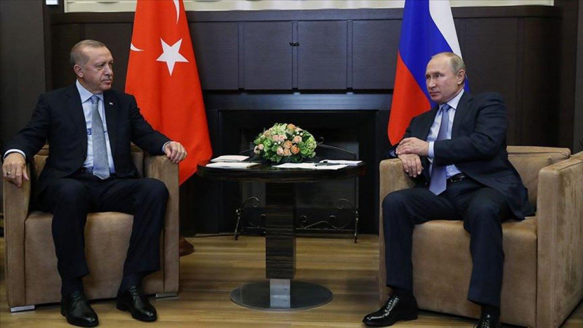 Cumhurbaşkanı Erdoğan, yarın Vladimir Putin'le görüşecek