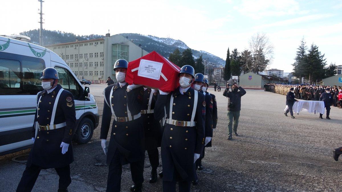 Tokat şehidi İsmail Ergin memleketine uğurlandı