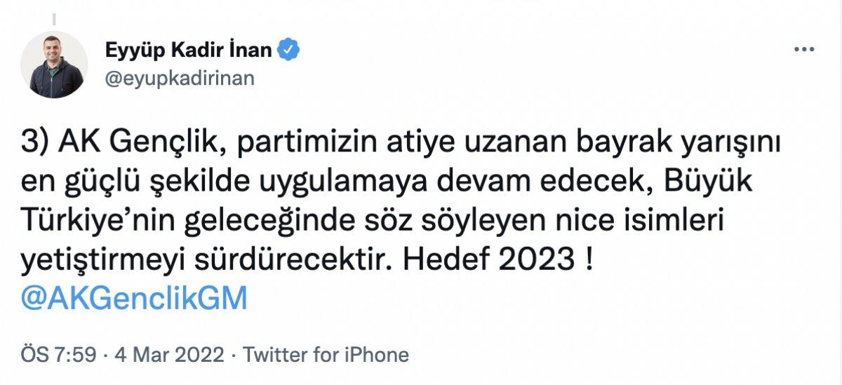 AK Parti İstanbul İl Gençlik Kolları Başkanlığına yeni atama