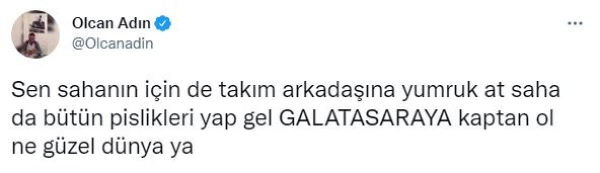 Olcan Adın'dan Marcao'ya eleştiri