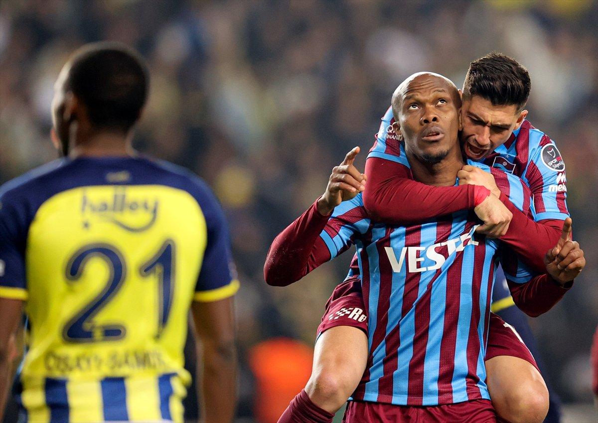 Fenerbahçe, Trabzonspor ile berabere kaldı