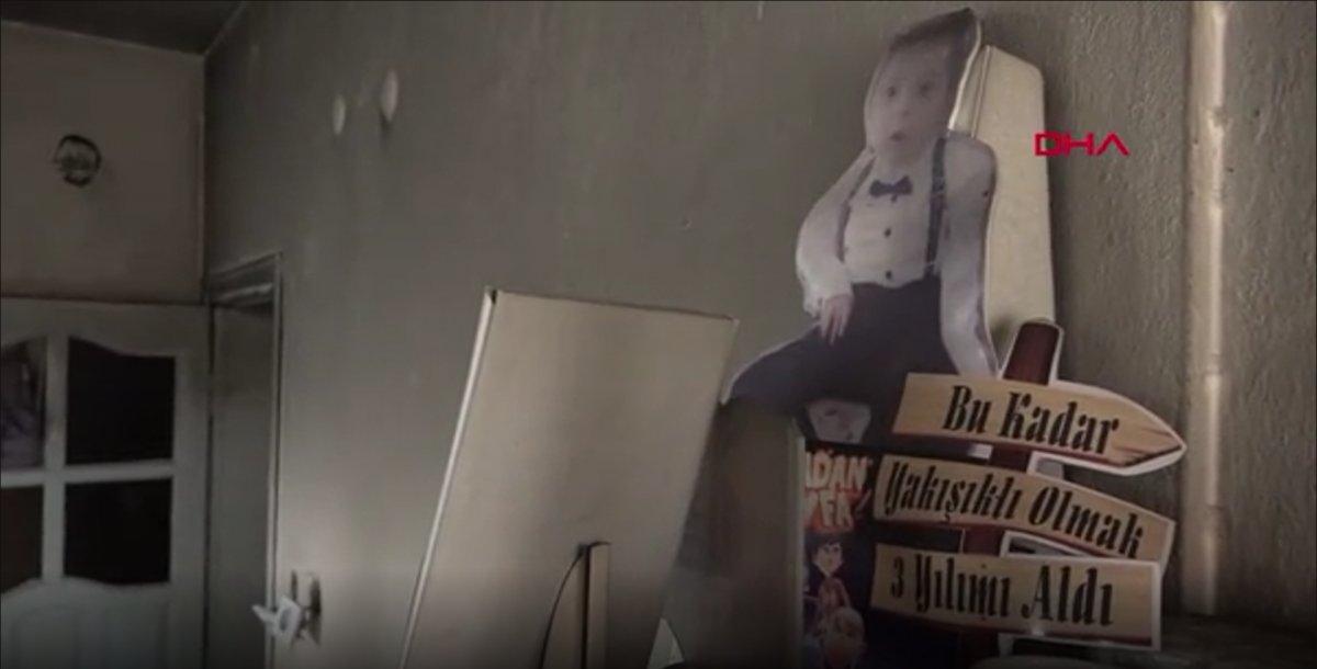 Antalya'da SMA’lı Mustafa’nın cihazları, yangında kül oldu