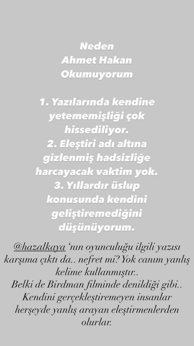 Tuba Büyüküstün, Ahmet Hakan'ı değerlendirdi