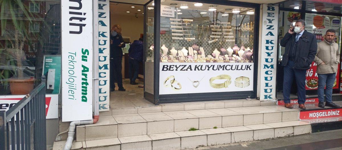 Kağıthane'deki kuyumcuda silahlı soygun