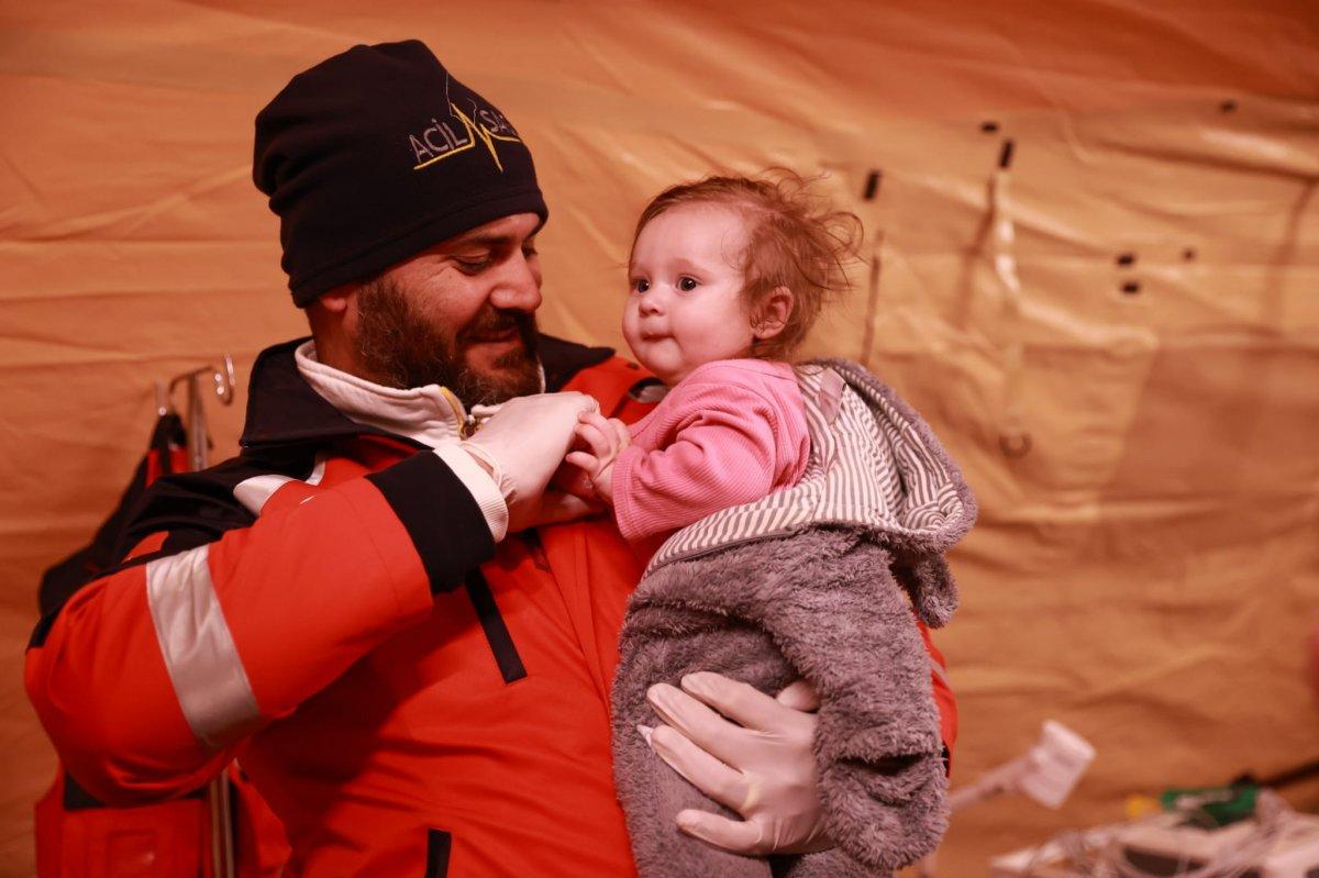 UMKE'den Ukraynalı 7 aylık bebeğe sağlık müdahalesi