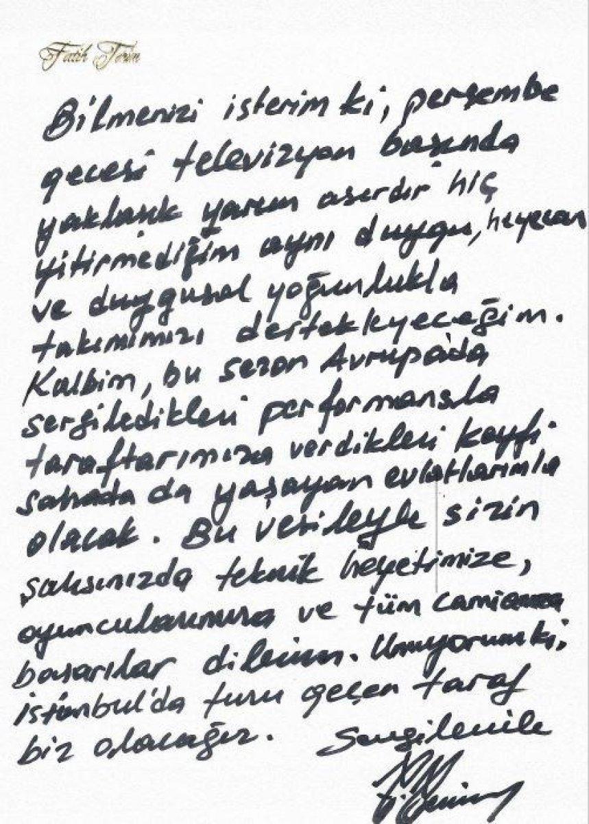 Fatih Terim'den Burak Elmas'a yanıt