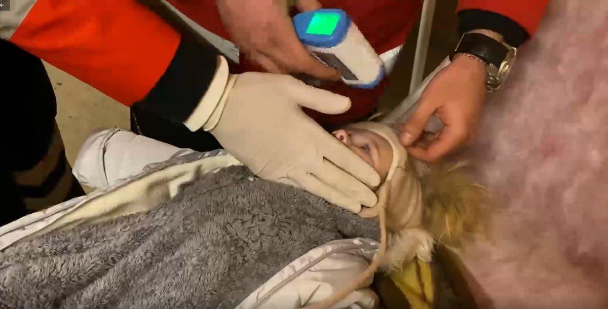 UMKE'den Ukraynalı 7 aylık bebeğe sağlık müdahalesi