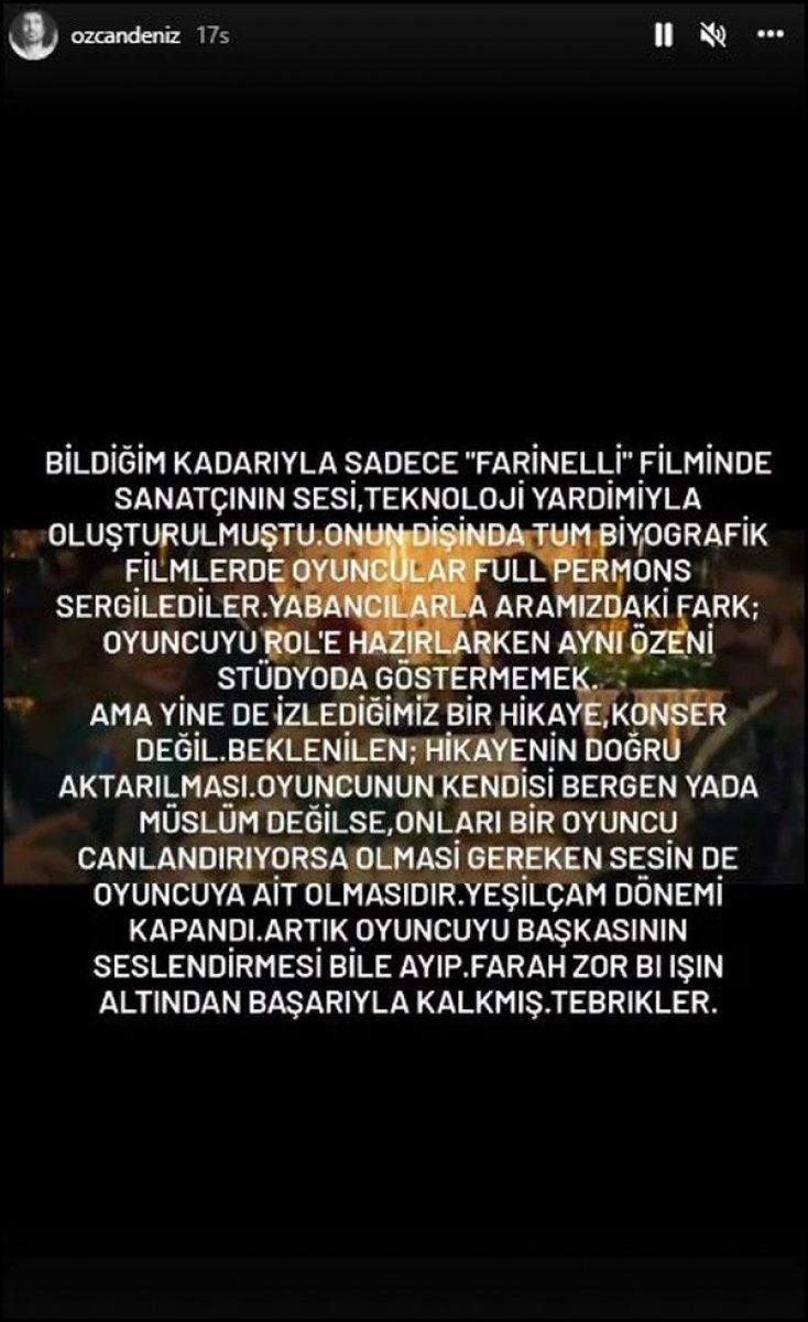 Özcan Deniz, Mahsun Kırmızıgül’ü hedef aldı