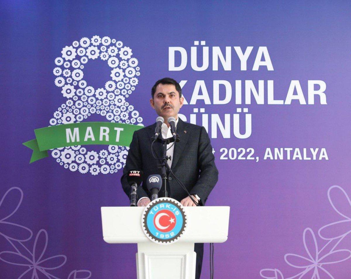 Murat Kurum: Kadınlarımız her alanda Türkiye'yi büyütüyor