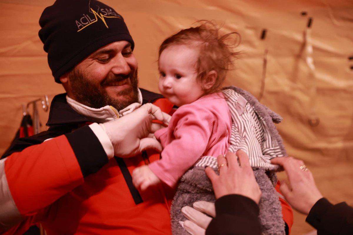 UMKE'den Ukraynalı 7 aylık bebeğe sağlık müdahalesi