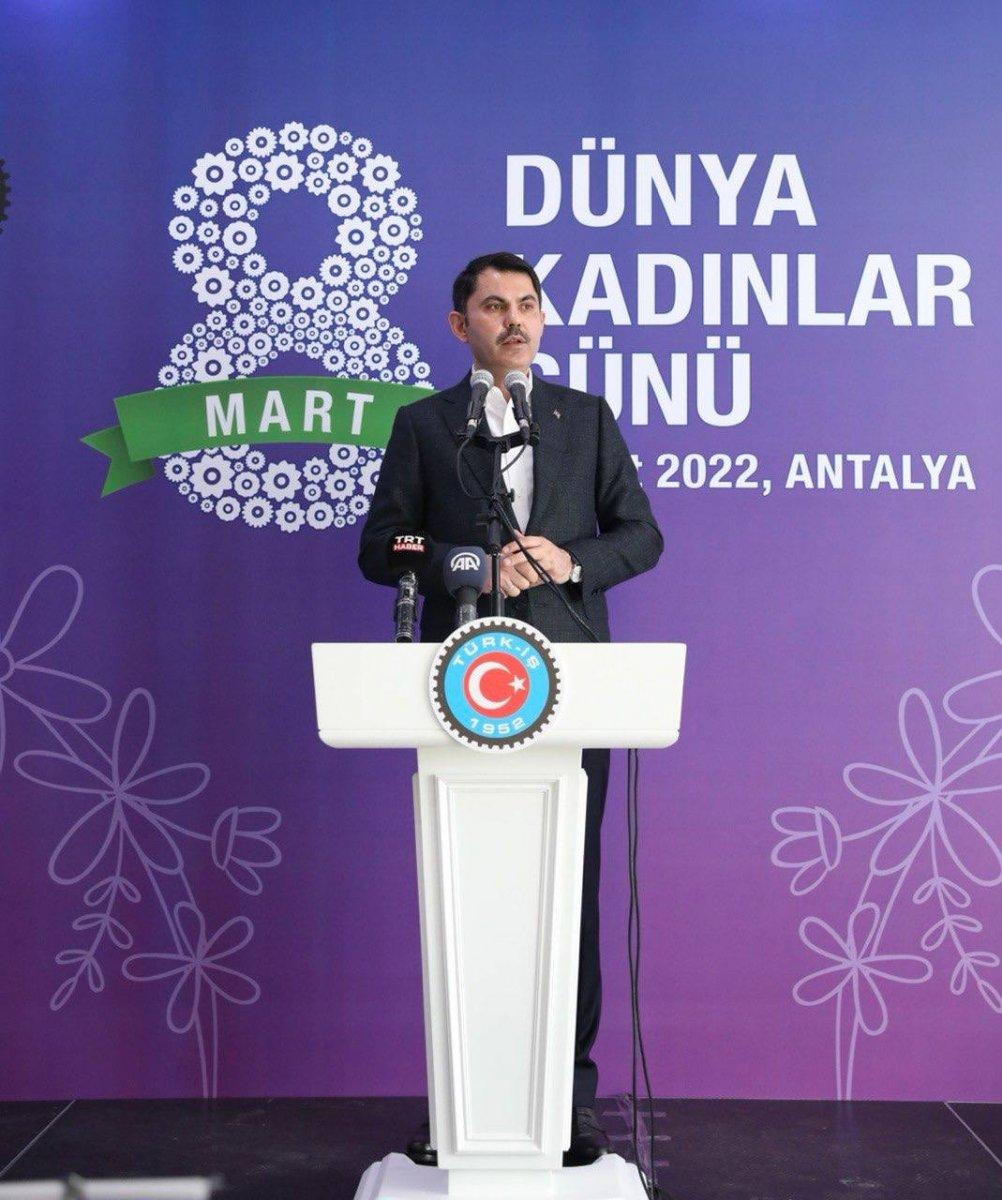 Murat Kurum: Kadınlarımız her alanda Türkiye'yi büyütüyor