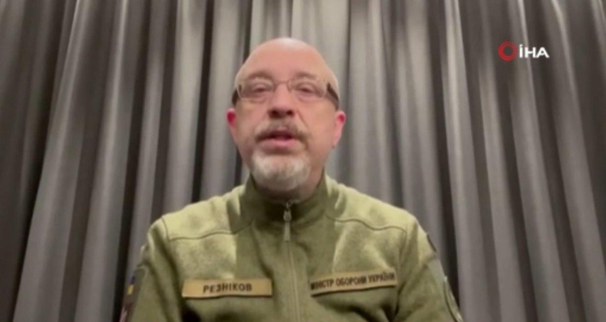 Ukrayna Savunma Bakanı Reznikov: Bugün bizim şehirlerimiz, yarın sizin şehirleriniz