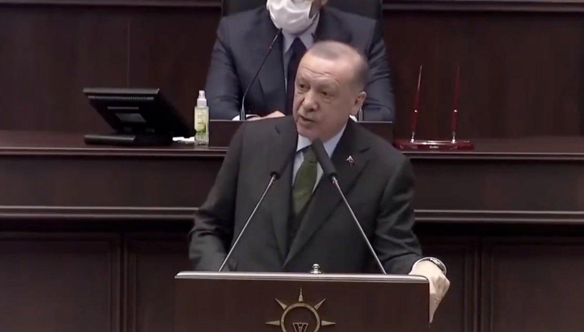 Cumhurbaşkanı Erdoğan, konuşmasını İnşirah Suresi'yle bitirdi