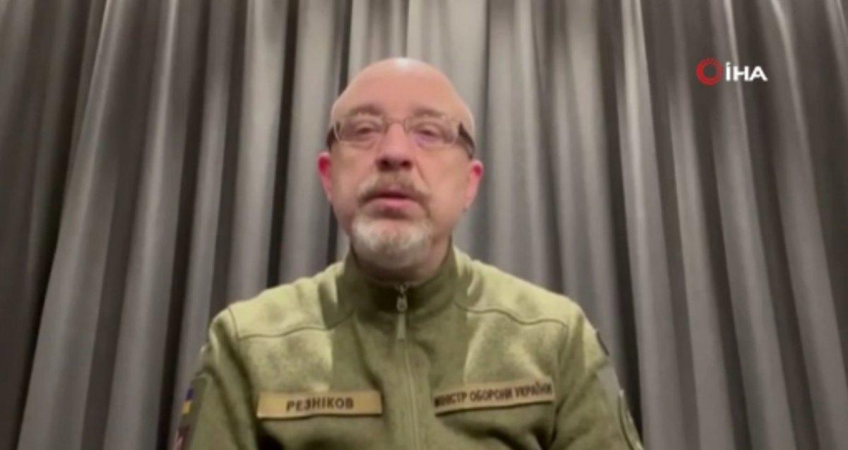 Ukrayna Savunma Bakanı Reznikov: Bugün bizim şehirlerimiz, yarın sizin şehirleriniz