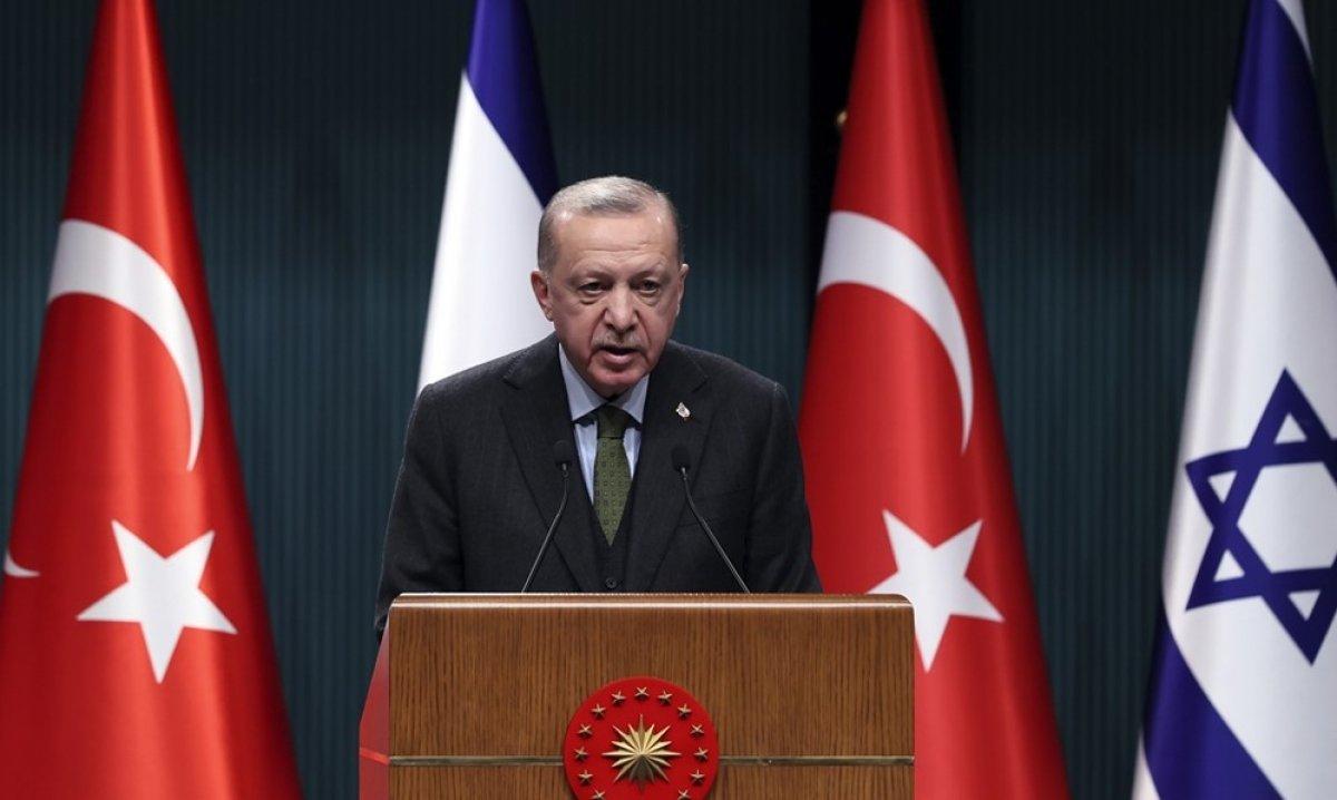 Cumhurbaşkanı Erdoğan'dan Herzog'la yaptığı görüşmeye ilişkin açıklama