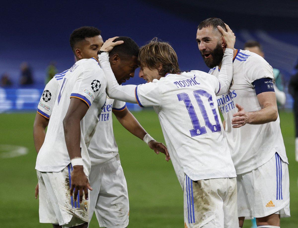Real Madrid Şampiyonlar Ligi'nde çeyrek finalde