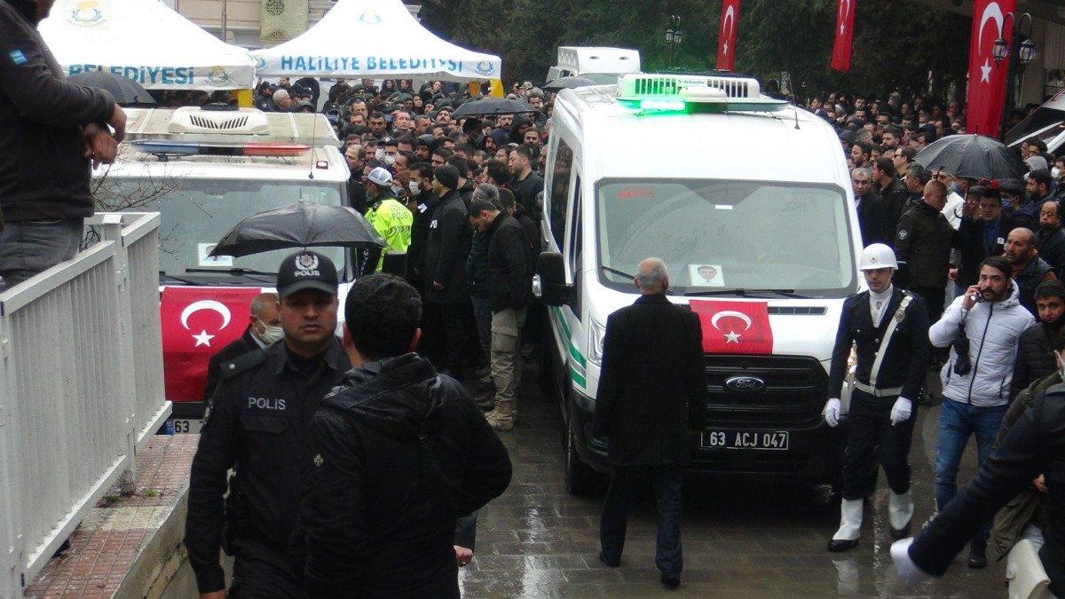 Şanlıurfa’da şehit düşen polisler için tören