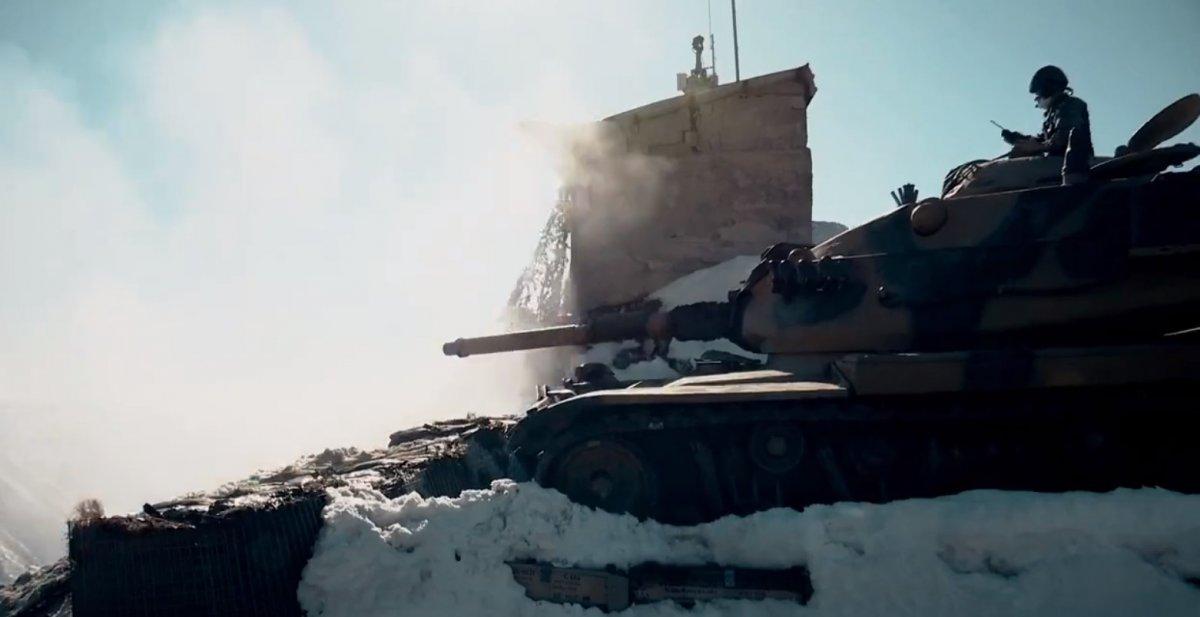 Mehmetçik, zorlu hava ve arazi koşullarında vatan nöbetinde