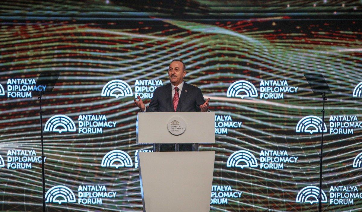 Dışişleri Bakanı Çavuşoğlu'nun, Antalya Diplomasi Forumu konuşması