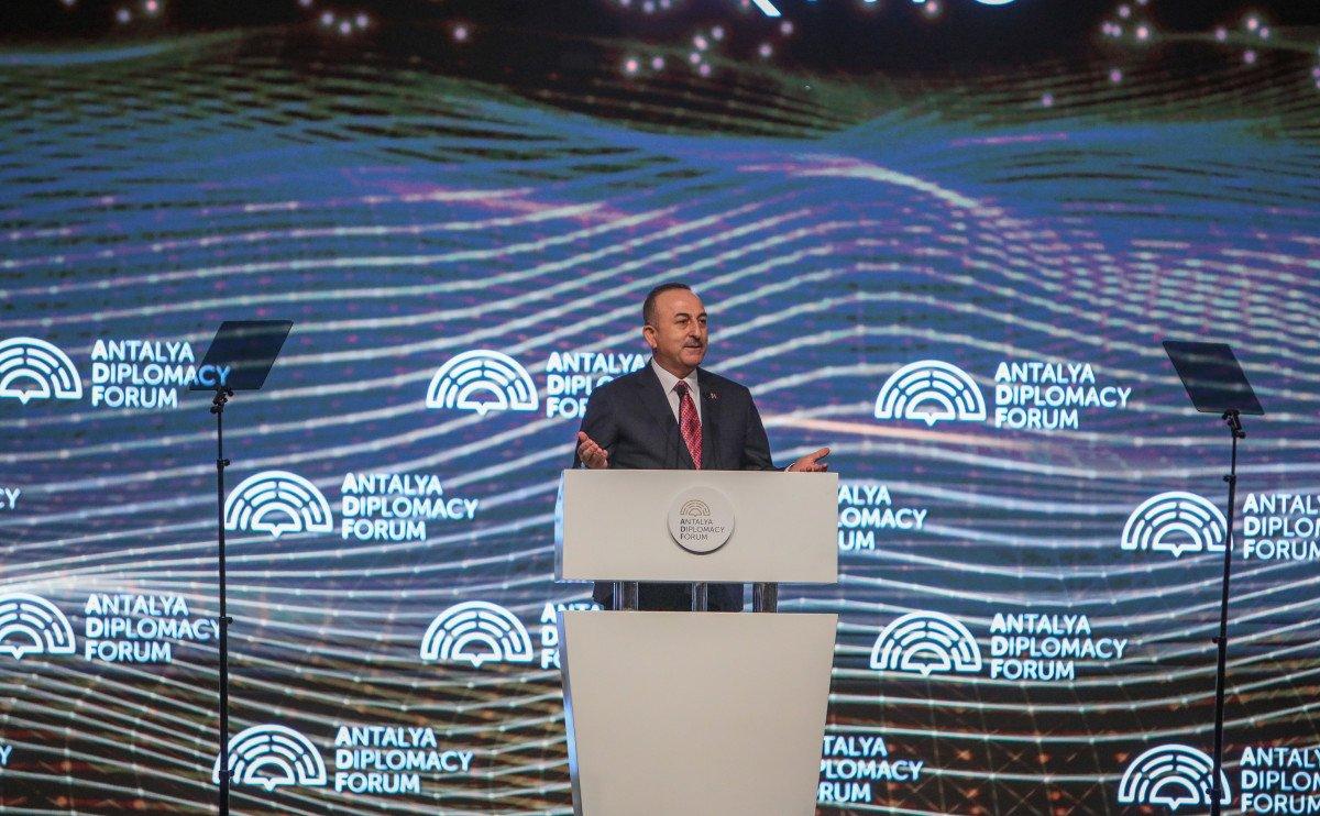Dışişleri Bakanı Çavuşoğlu'nun, Antalya Diplomasi Forumu konuşması