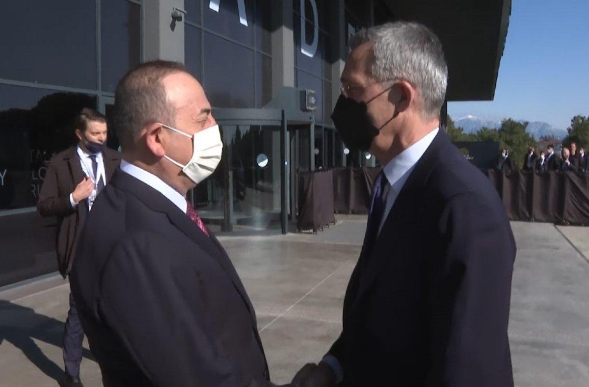 Stoltenberg, Mevlüt Çavuşoğlu ile bir araya geldi