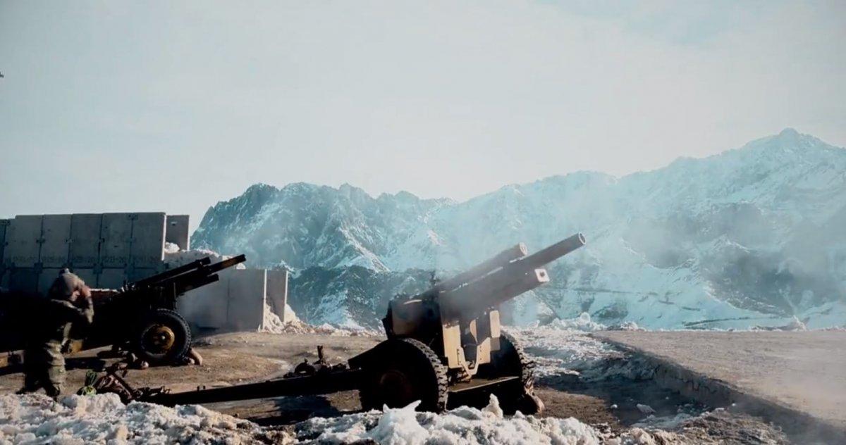 Mehmetçik, zorlu hava ve arazi koşullarında vatan nöbetinde