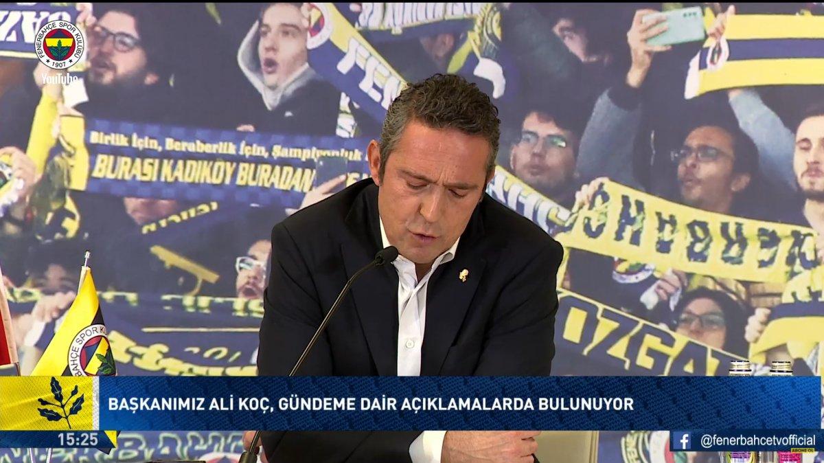 Ali Koç'tan hakem açıklaması