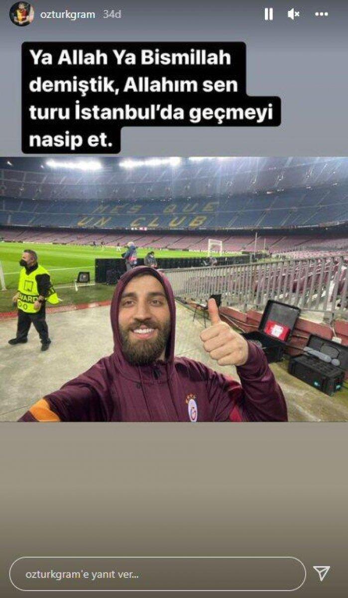 Alpaslan Öztürk'ten maç sonu dualı paylaşım