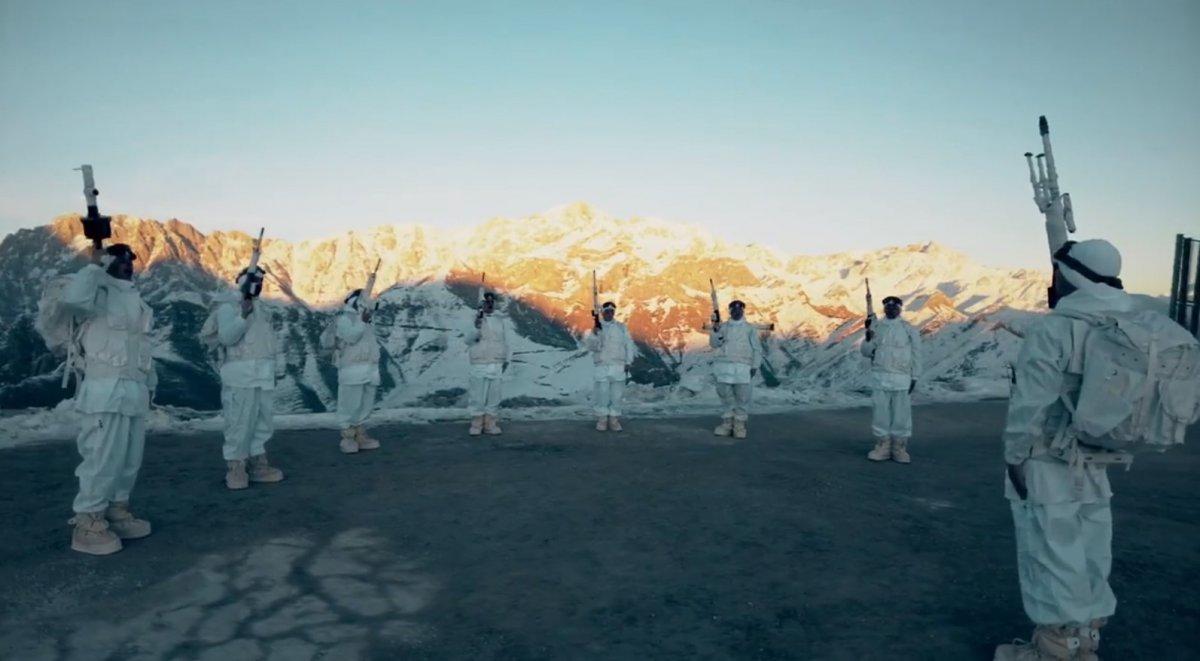 Mehmetçik, zorlu hava ve arazi koşullarında vatan nöbetinde