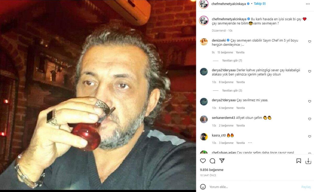 Mehmet Şef'in paylaşımı Deniz Seki'yi rahatsız etti
