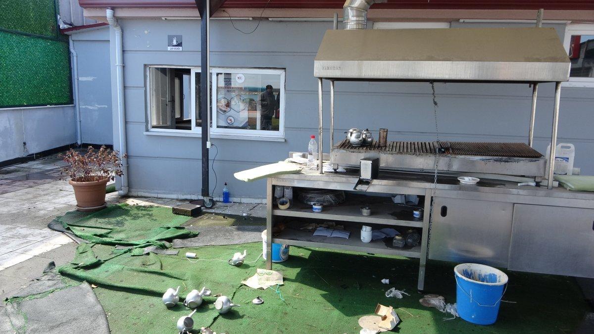 Samsun’da 2 çocuk, çay ocağında yangın çıkardı