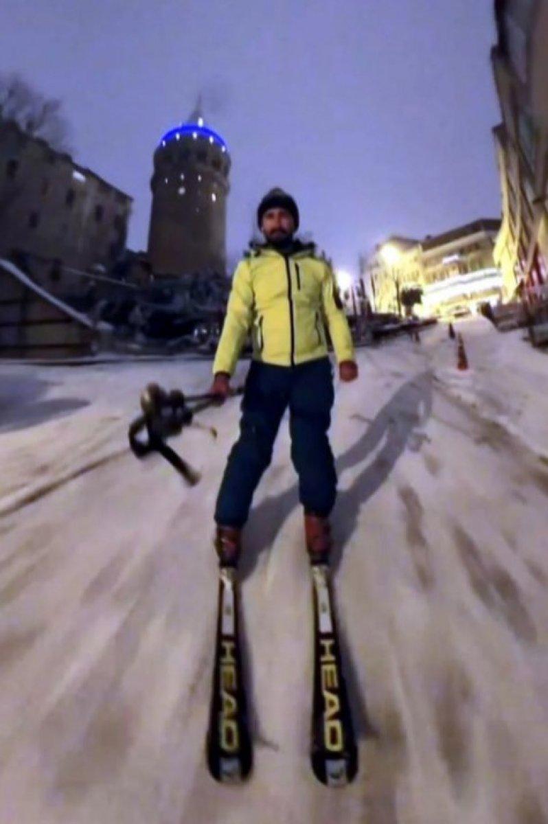 Boğaz'da kayak keyfi