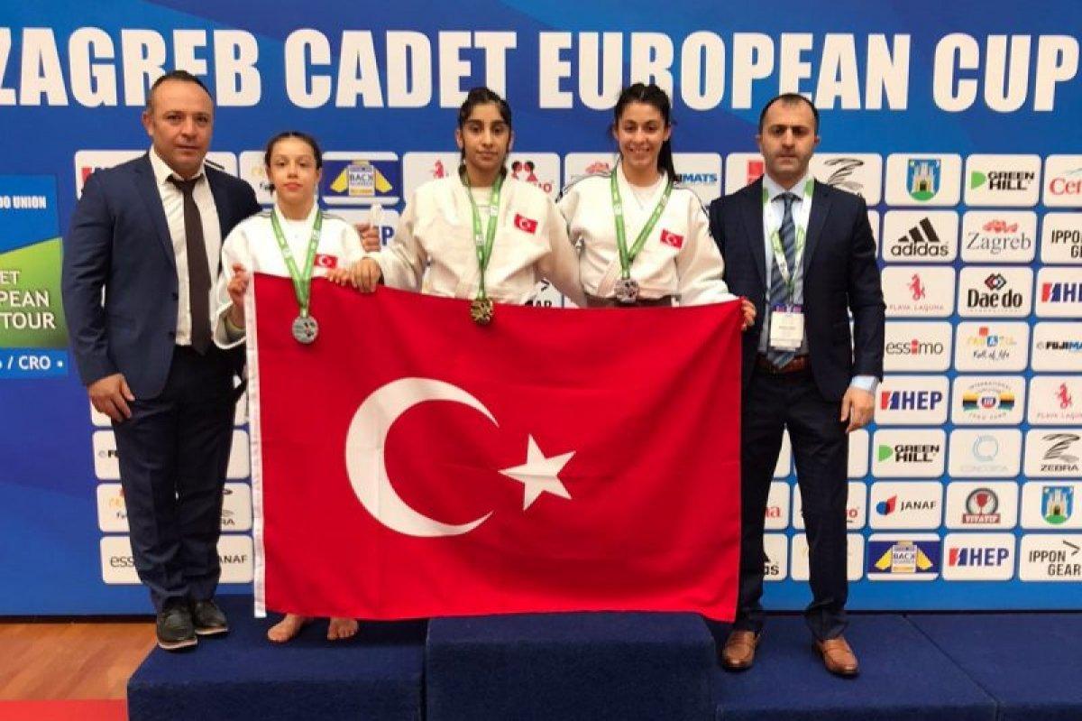 Ümitler Judo Avrupa Kupası'da 3 madalya