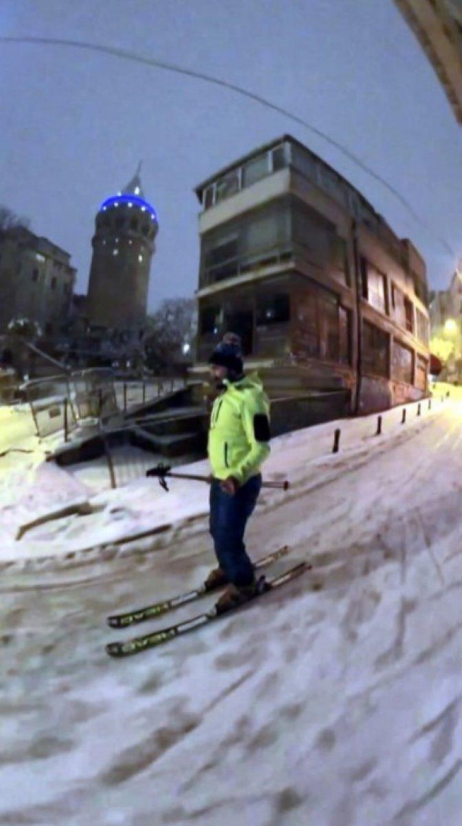 Boğaz'da kayak keyfi