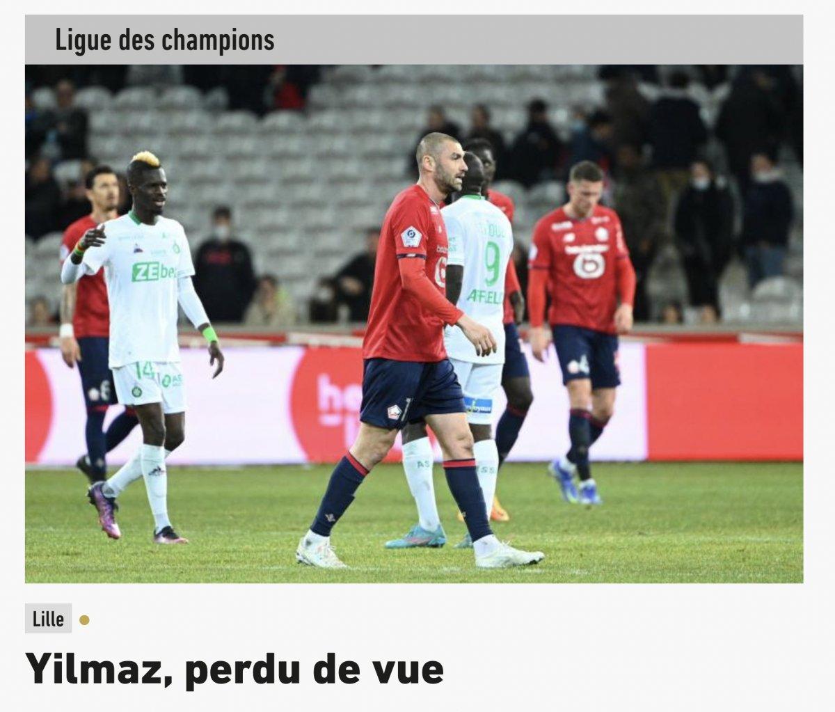 Fransız basını: Burak Yılmaz gözden kayboldu