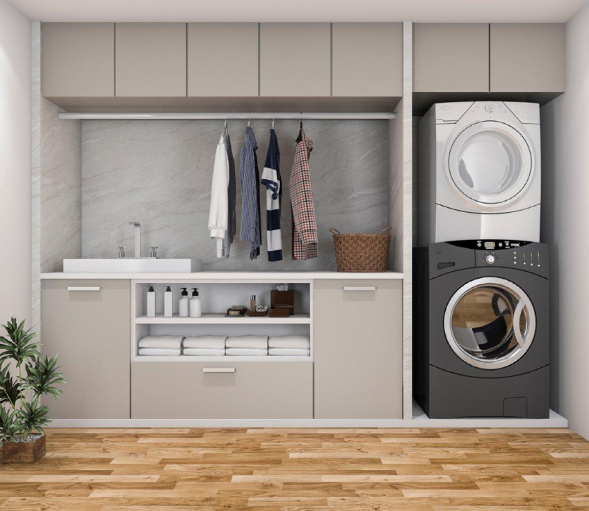 Evlerde çamaşır odası kullanımı