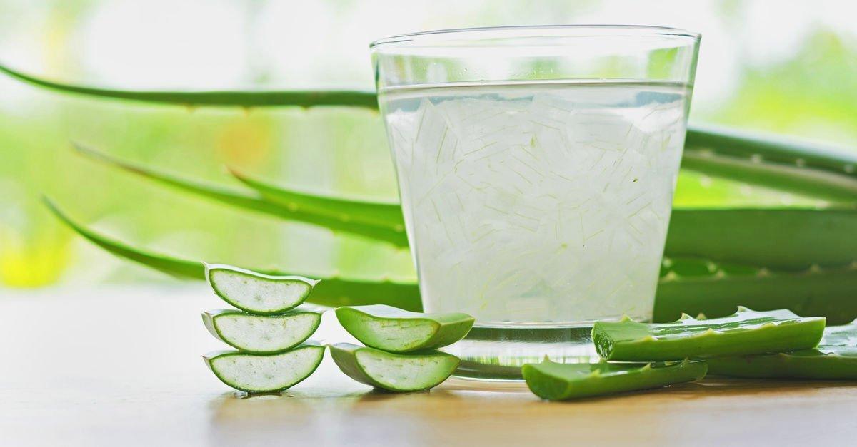 Varis geçiren 'Aloe Vera ve elma sirkesi' karışımı