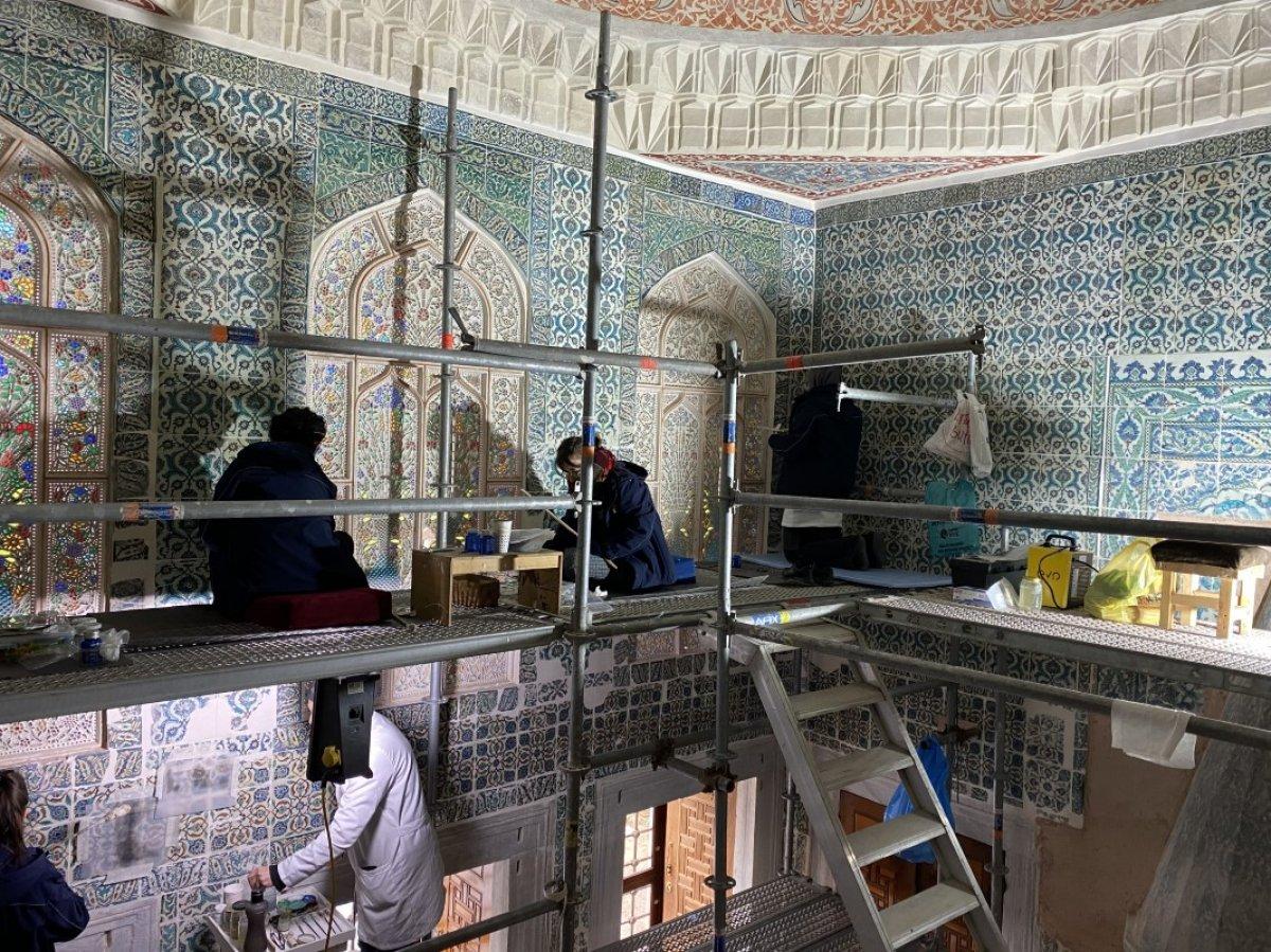 Topkapı Sarayı'nda restorasyonda olan Harem bölümü bitmek üzere