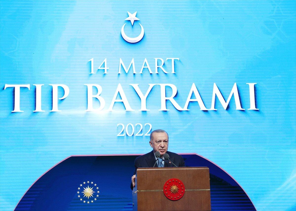 Cumhurbaşkanı Erdoğan 14 Mart Tıp Bayramı programına katıldı