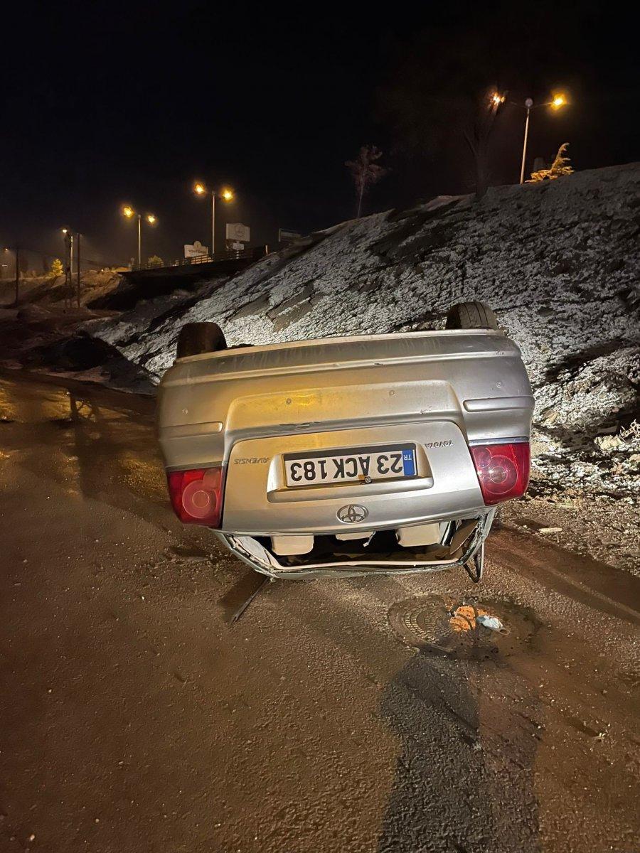 Elazığ’da kaza: 1 ölü, 3 yaralı