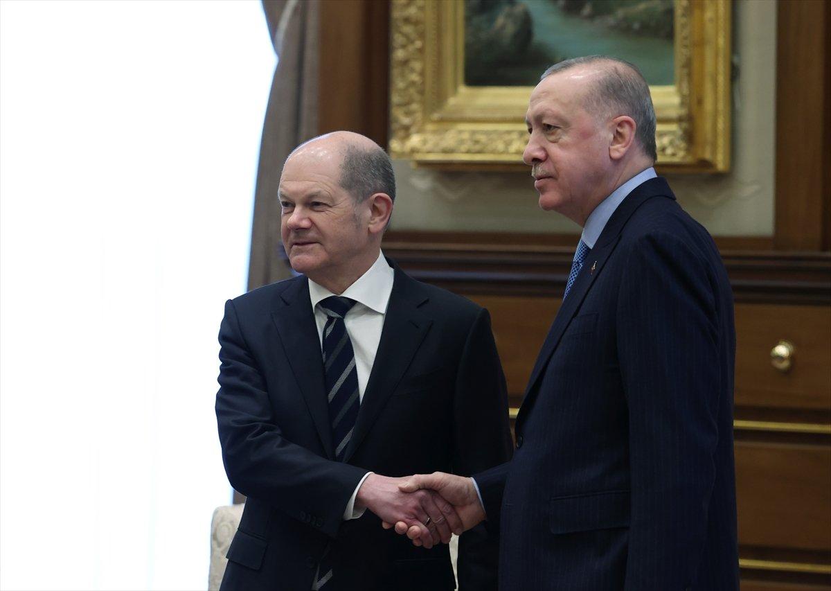 Almanya Başbakanı Olaf Scholz Türkiye'de