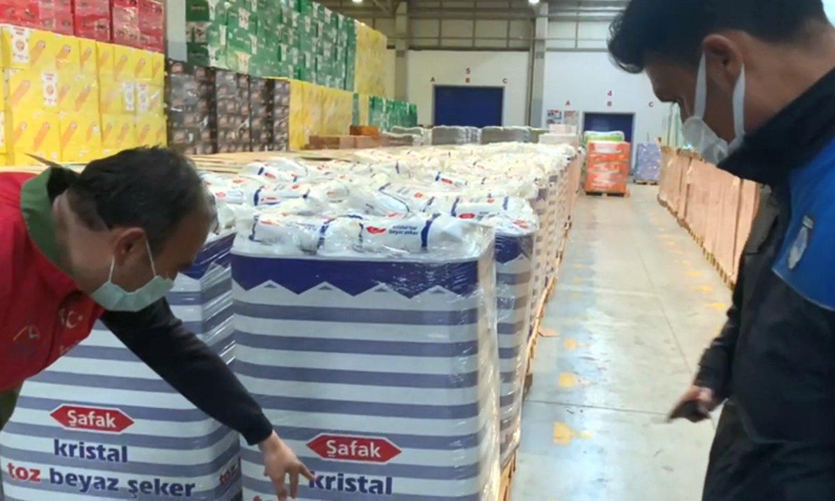Mersin’de rafta olmayan 48 ton toz şeker, depodan çıktı