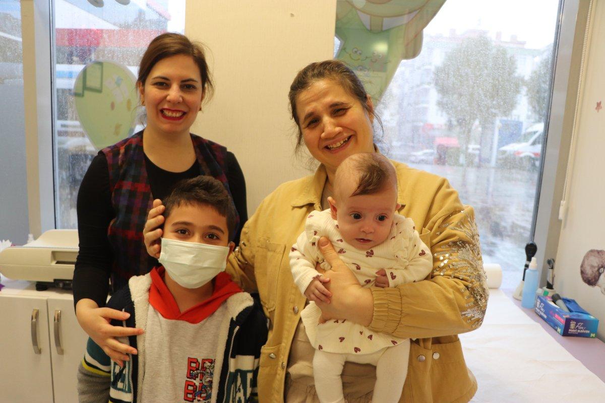 Amasya'da 580 gram doğan parmak bebek Sude, sağlığına kavuştu