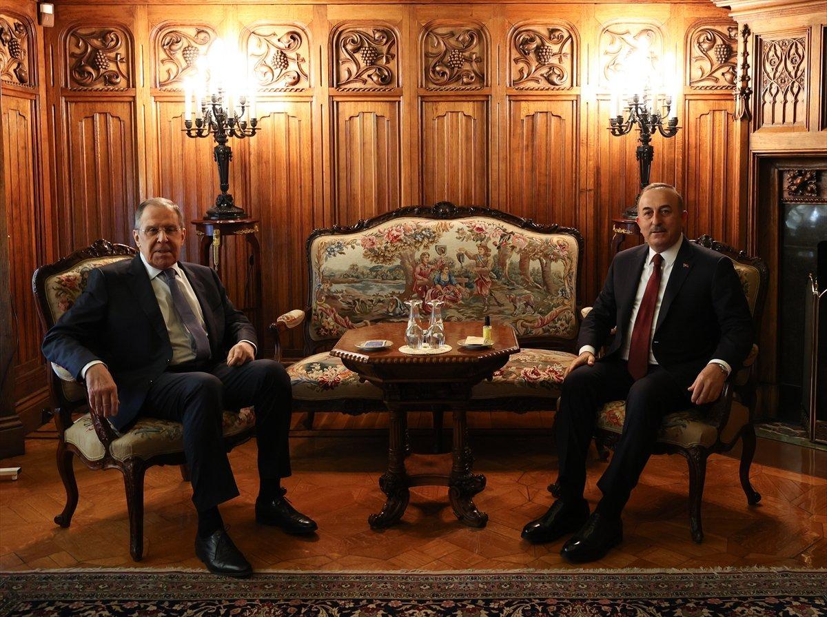 Mevlüt Çavuşoğlu ve Sergey Lavrov bir araya geldi
