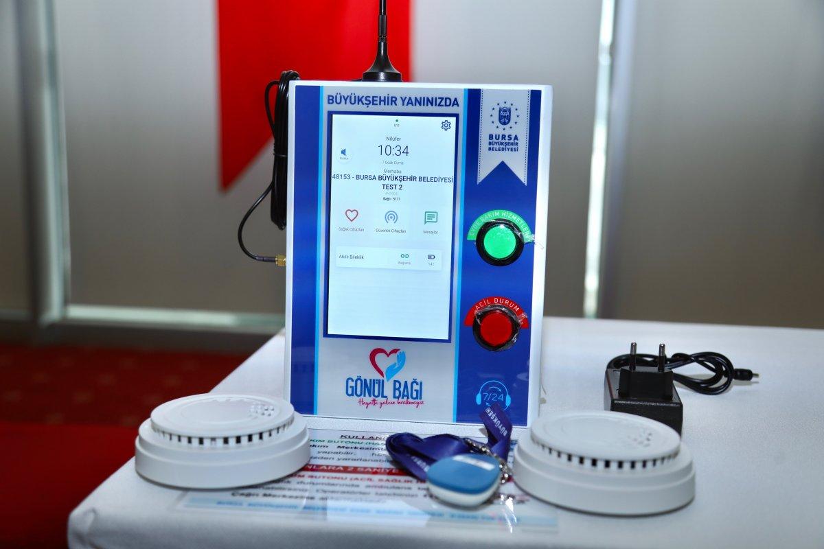 Bursa'da yaşlı hastalar hayata 'Gönül Bağı' ile bağlanıyor