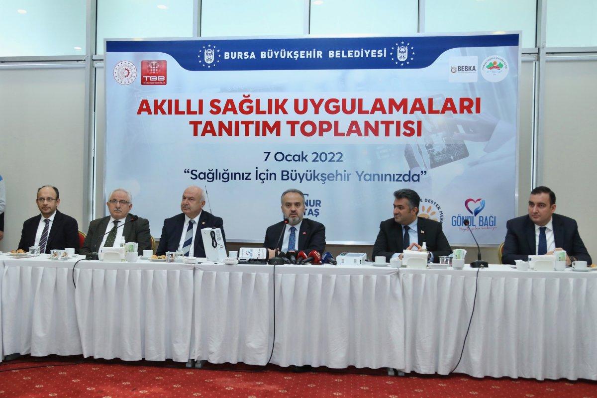 Bursa'da yaşlı hastalar hayata 'Gönül Bağı' ile bağlanıyor