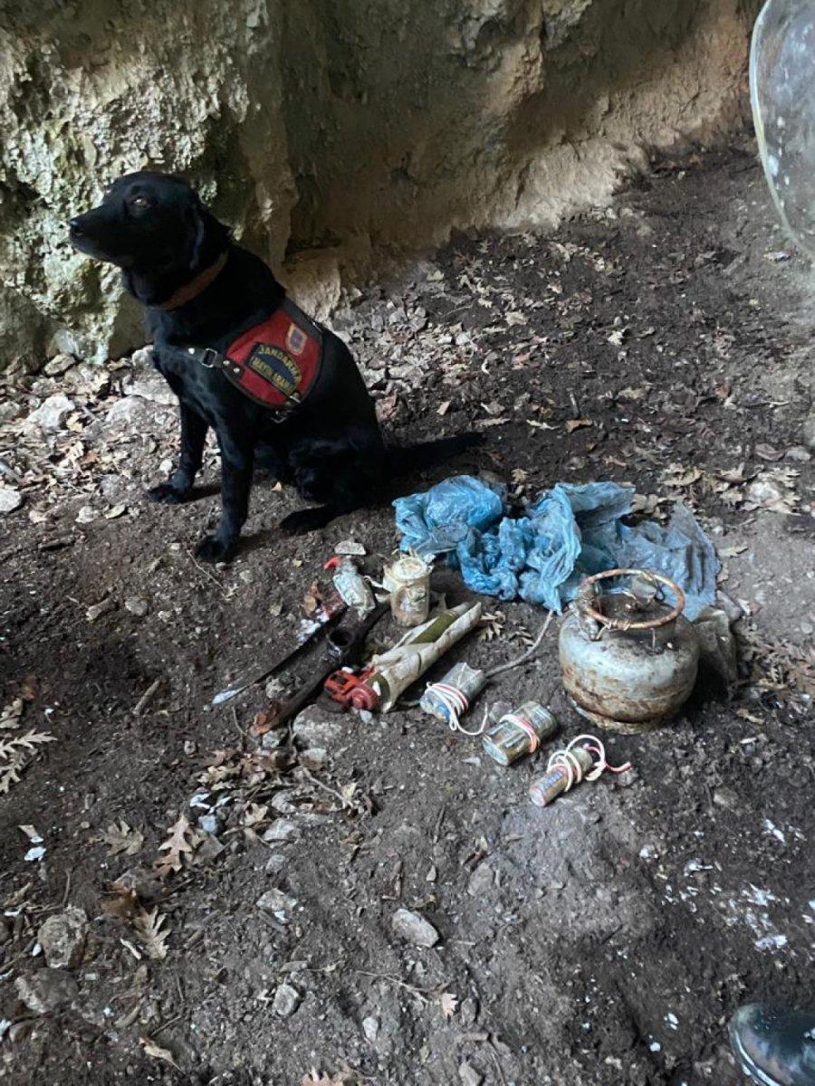 Hatay'da, PKK'ya ait mühimmat ele geçirildi